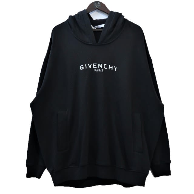 Givenchy Paris Logo Black Hoodie – Demo