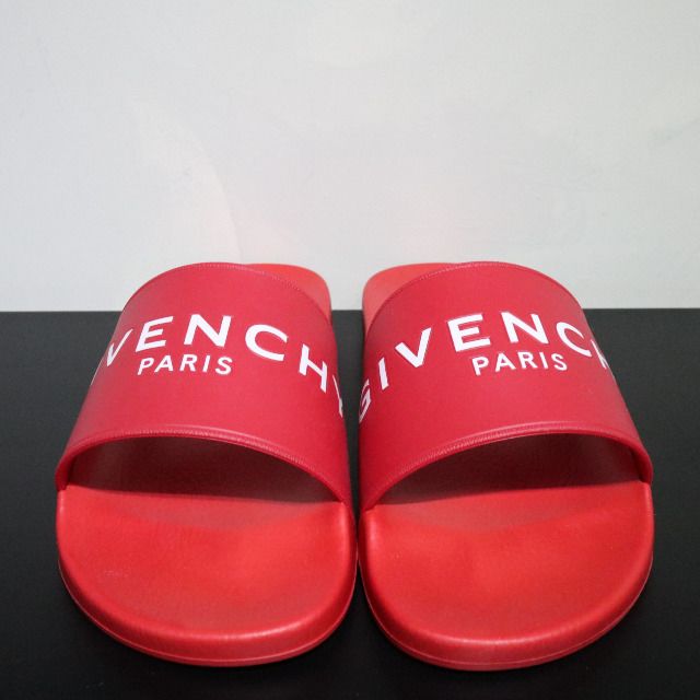 Givenchy Logo Red Slides – Demo