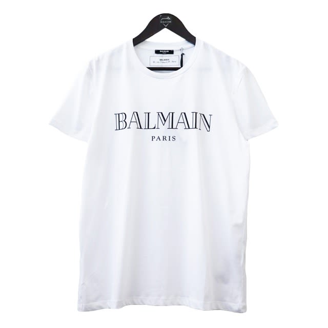 Balmain Logo White Tee – Demo